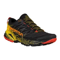 La Sportiva Akasha II Running Shoe -Sports Camping Shop 56A 999100 AKASHA II BLACK YELLOW 2 27099.1673635916
