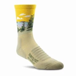 Farm To Feet Cascade Locks Lightweight 3/4 Crew Socks -Sports Camping Shop 9849 270 DesertTan 1 66099.1602005035