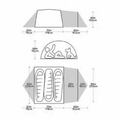 Big Agnes Blacktail Hotel 3 Bikepack Tent -Sports Camping Shop Blacktail Hotel 3 FPHH 20 96672.1613151405
