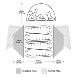 Big Agnes Copper Spur HV UL4 Tent 16 Big Agnes Copper Spur HV UL4 Tent -Sports Camping Shop CP HV UL4 FPHH 20 63589.1596039805