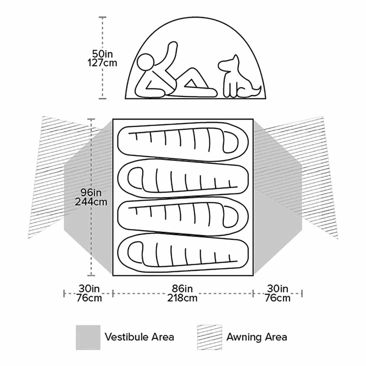 Big Agnes Copper Spur HV UL4 Tent 8 Big Agnes Copper Spur HV UL4 Tent - Image 6