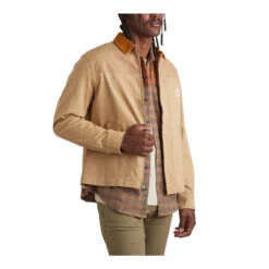 Howler Brothers Conveyor Coat -Sports Camping Shop F23 Conveyor Coat Buckdeer Front WHITE 63305.1692656488