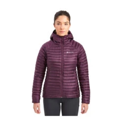Montane Women's Anti-Freeze Lite Down Hoody -Sports Camping Shop FAFLHSAS FEM ANTI FREEZE LITE HOODIE SASKATOON BERRY 1 38201.1678318371