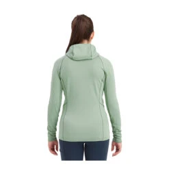 Montane Women's Protium Fleece Hoody -Sports Camping Shop FPROHSAG FEM PROTIUM HOODIE PALE SAGE 3 45234.1678473803