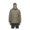 Rab Infinity Microlight Down Jacket - Men's -Sports Camping Shop Infinity Microlight Jacket LightKhaki QDB 22 LKH Model Back 60089.1694558165