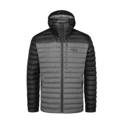 Rab Microlight Alpine Down Jacket - Men's -Sports Camping Shop Microlight Alpine Jacket Black Graphene QDB 12 BGP 72384.1667929860