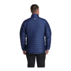 Rab Microlight Down Jacket - Men's -Sports Camping Shop Microlight Jacket DeepInkMarmalade QDB 16 DIM DETAIL5 71310.1667939462
