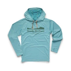 Howler Brothers Men's Loggerhead Hoodie -Sports Camping Shop S23 LS Shirts Loggerhead Nile Blue Flat Front W 50888.1679689511