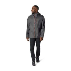 Flylow Trailworks Rain Jacket - Men's 8 Flylow Trailworks Rain Jacket - Men's -Sports Camping Shop S23 Trailworks Jacket Shadow Goodson Pant Back Front 75107.1682628403