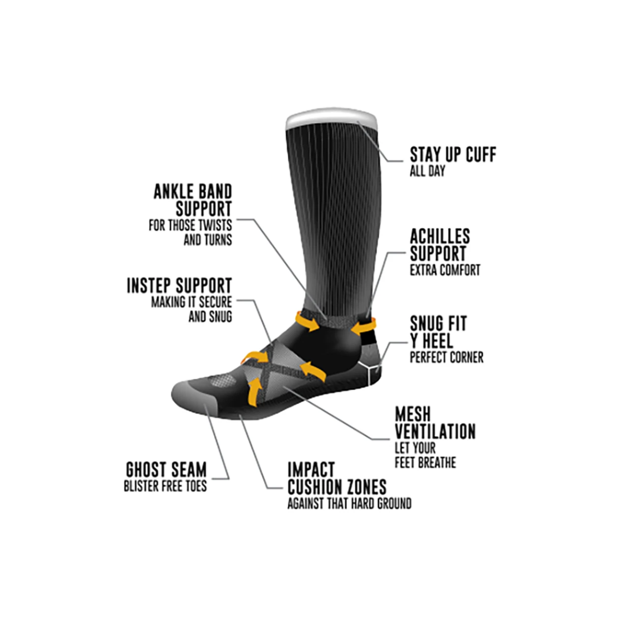 Le Bent Light Cushion Crew Hiking Sock 3 Le Bent Light Cushion Crew Hiking Sock