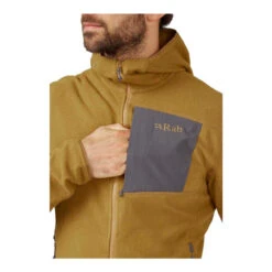 Rab Tecton Hoody Full Zip Jacket - Men's -Sports Camping Shop Tecton Hoody Footprint QFG 01 FPT Model Detail 01 95578.1693596941