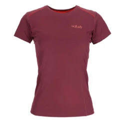 Rab Force Tee - Women's 11 Rab Force Tee - Women's -Sports Camping Shop Womens Force Tee DeepHeather QBL 06 DEH 95264.1652739898